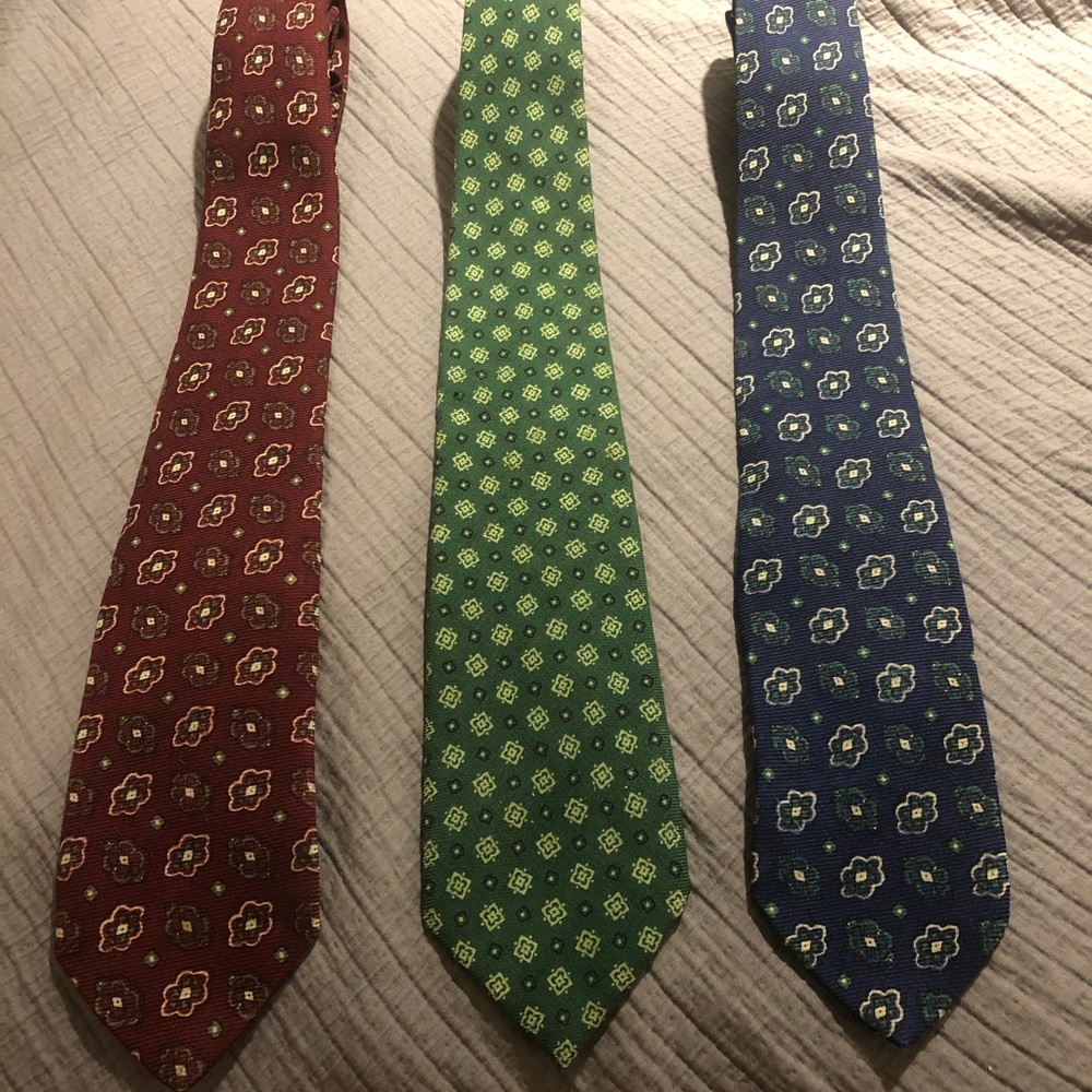 Vintage Abercrombie and Fitch ties from 1900s made in USA